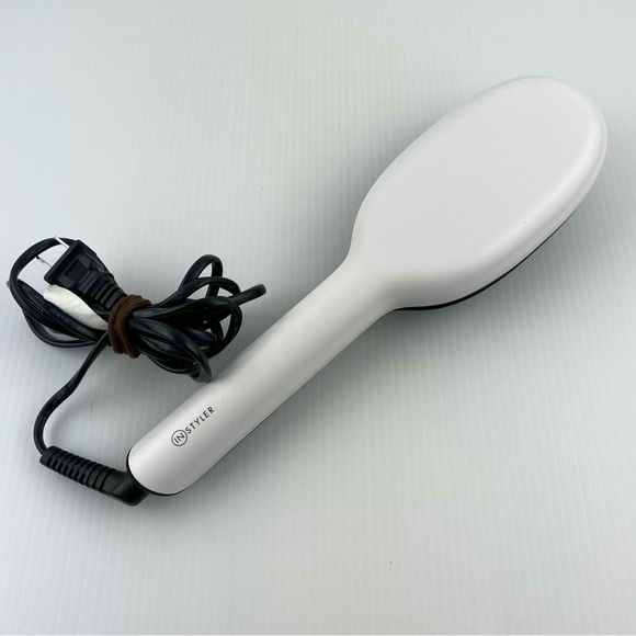 InStyler Glossie Ceramic Styling Brush Straightener with Precision Press - Picture 3 of 9